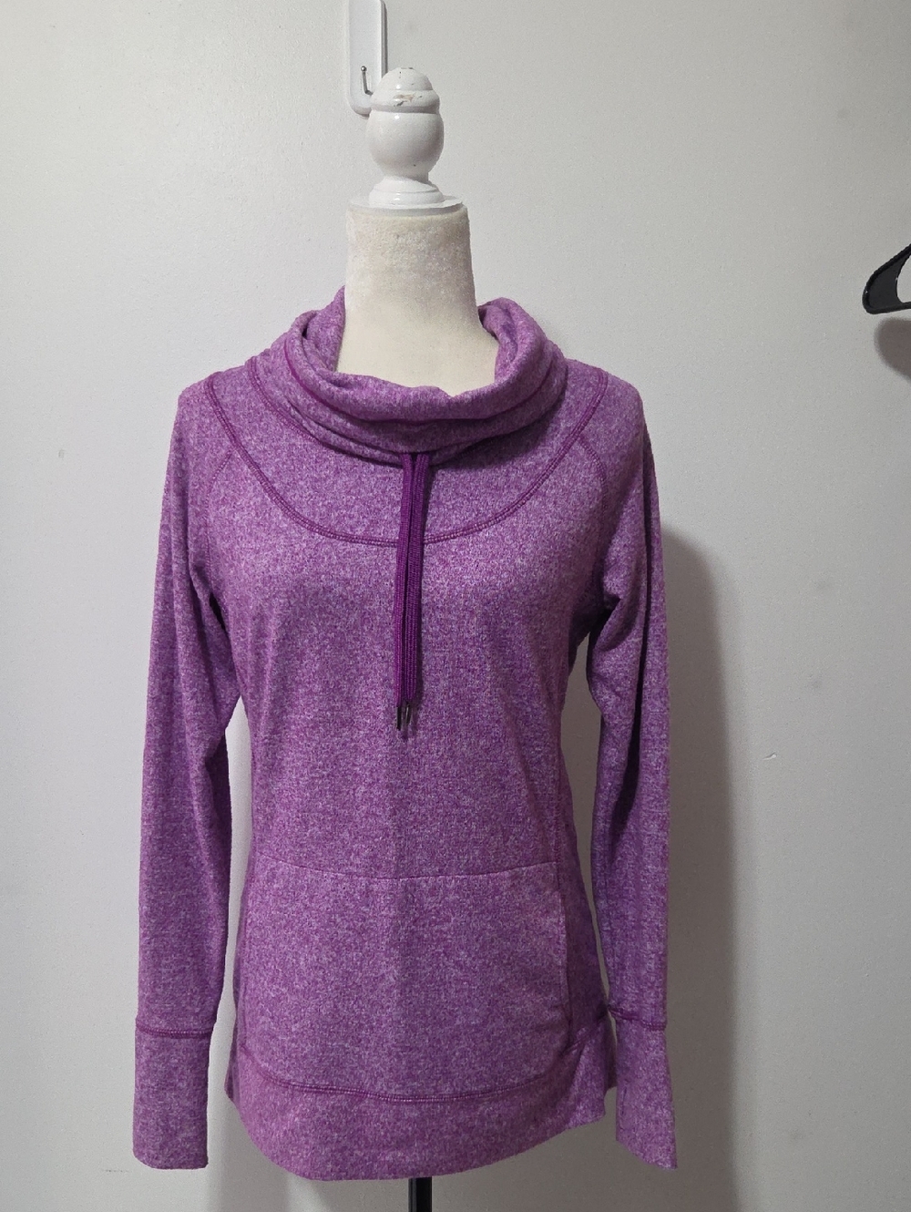 MTA Sport Heathered Purple Pullover